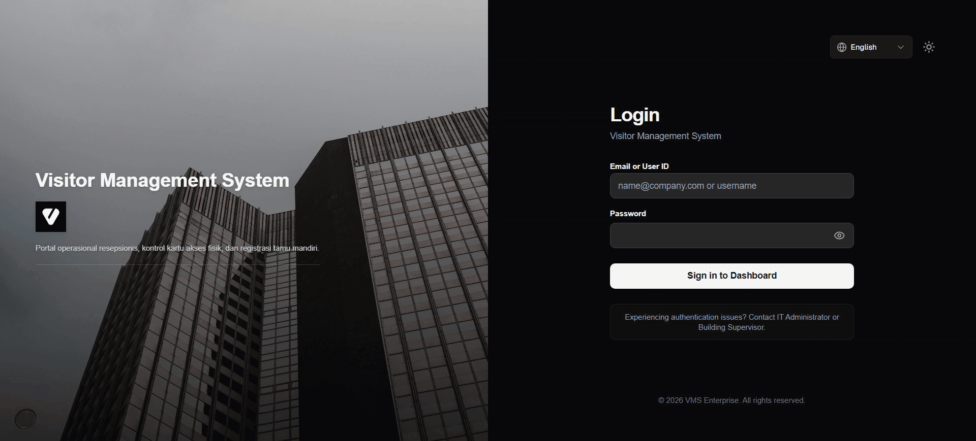 Visitor Management System (VMS)